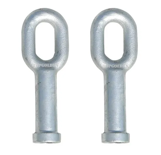 楕円形のアイを備えた O 型ボールヘッド電気コネクタ